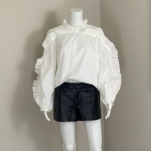 Sea brand ruffle blouse.  Nearly-new, never worn. No price tags. Size 10.